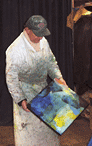 Giro, artiste peintre abstrait figuratif